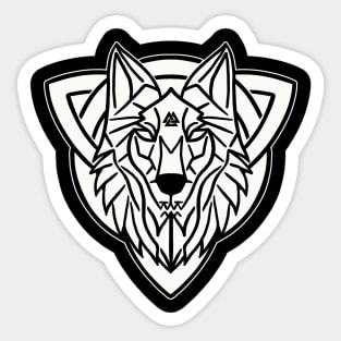 Norse Wolf Fenrir Sticker